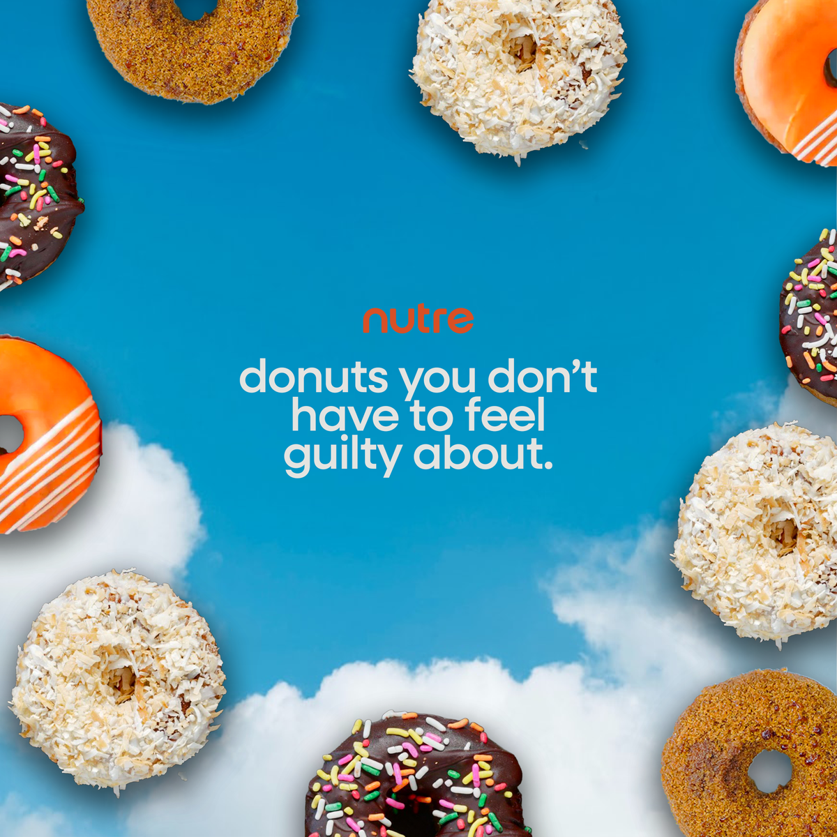 @nutre_meals — GRAPHIC PROMOTING NUTRE'S HEALTHY DONUTS.