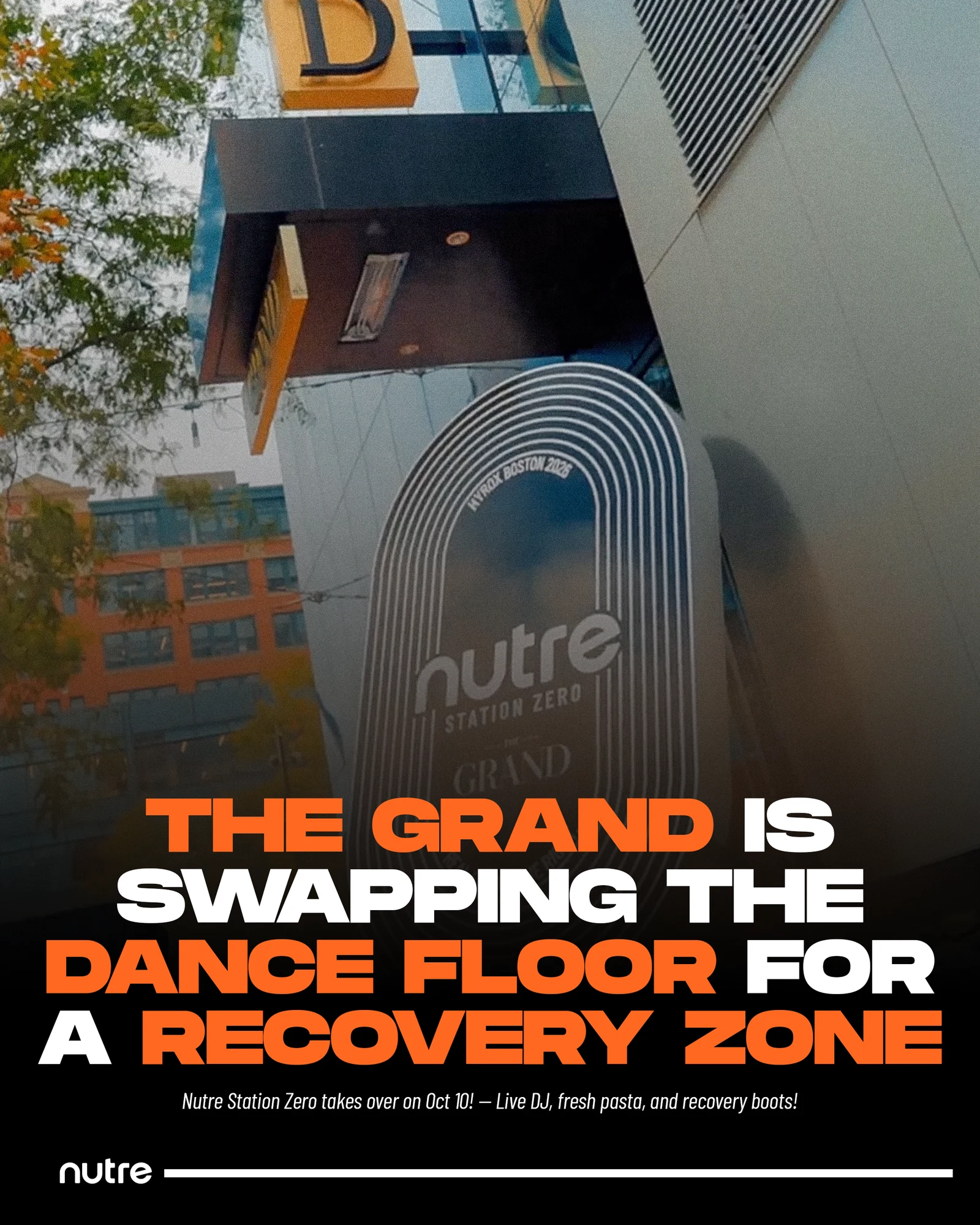 From dance floor to recovery zone.