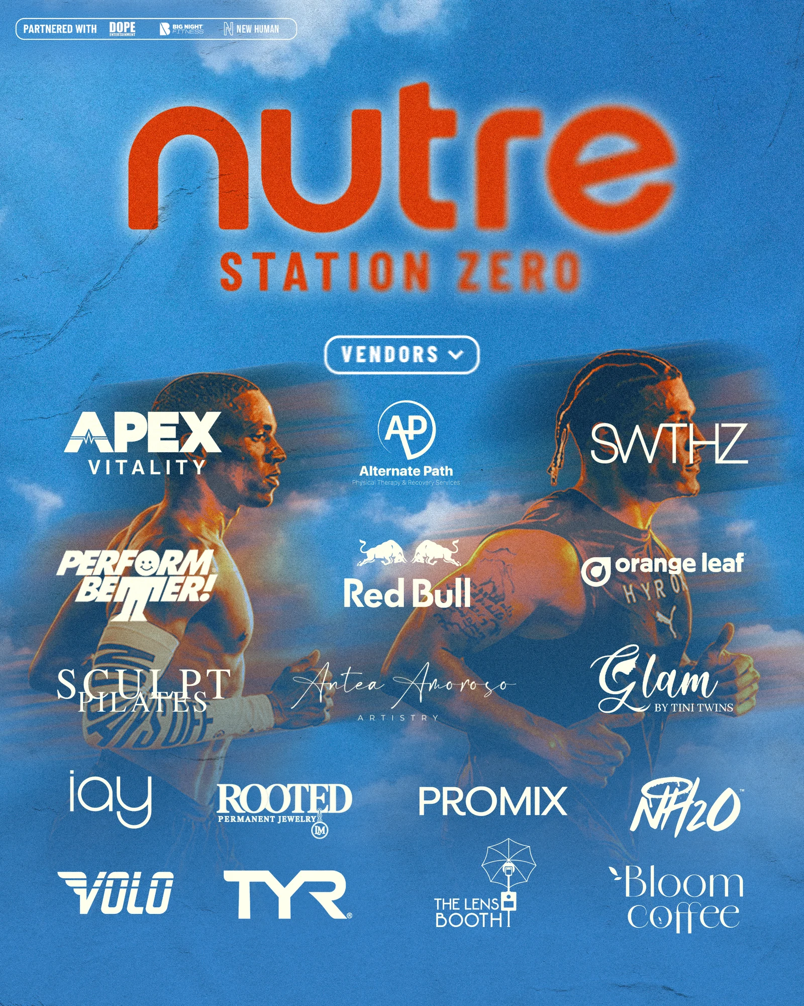 The vendor lineup vendor announcement for Nutre Station Zero